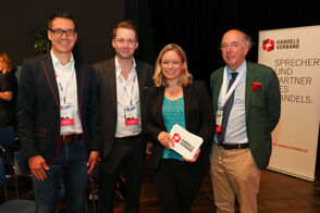 Michael Pietsch (Facebook, Rainer Will (Handelsverband), Corinna Milborn (Pro7Puls4Sat1), Stephan Mayer-Heinisch (Handelsverband)